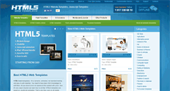 Desktop Screenshot of html5webtemplate.com