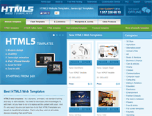 Tablet Screenshot of html5webtemplate.com